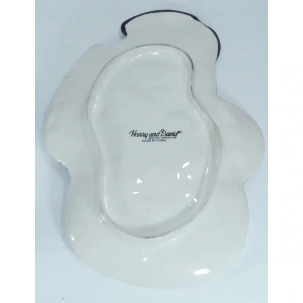 Harry and David Christmas Holiday Snowman Platter